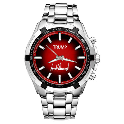 TRUMP Watch Stainless steel - Gradient Red Dial
