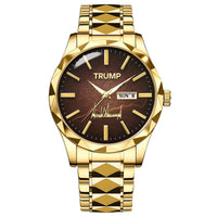 TRUMP Watch 2026 Luxury Gold – Signature Coffee Brown Dial