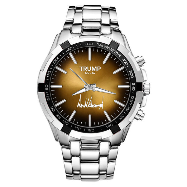 TRUMP Watch 45 - 47 Stainless steel - Bronze Sunburst Dial