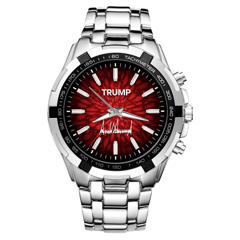 TRUMP Watch Stainless Steel – Scarlet Explosion Dial