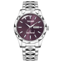 TRUMP Watch 2026 Luxury – Deep Royal Purple Dial – Watch for Men