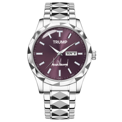 TRUMP Watch 2026 Luxury – Deep Royal Purple Dial – Watch for Men