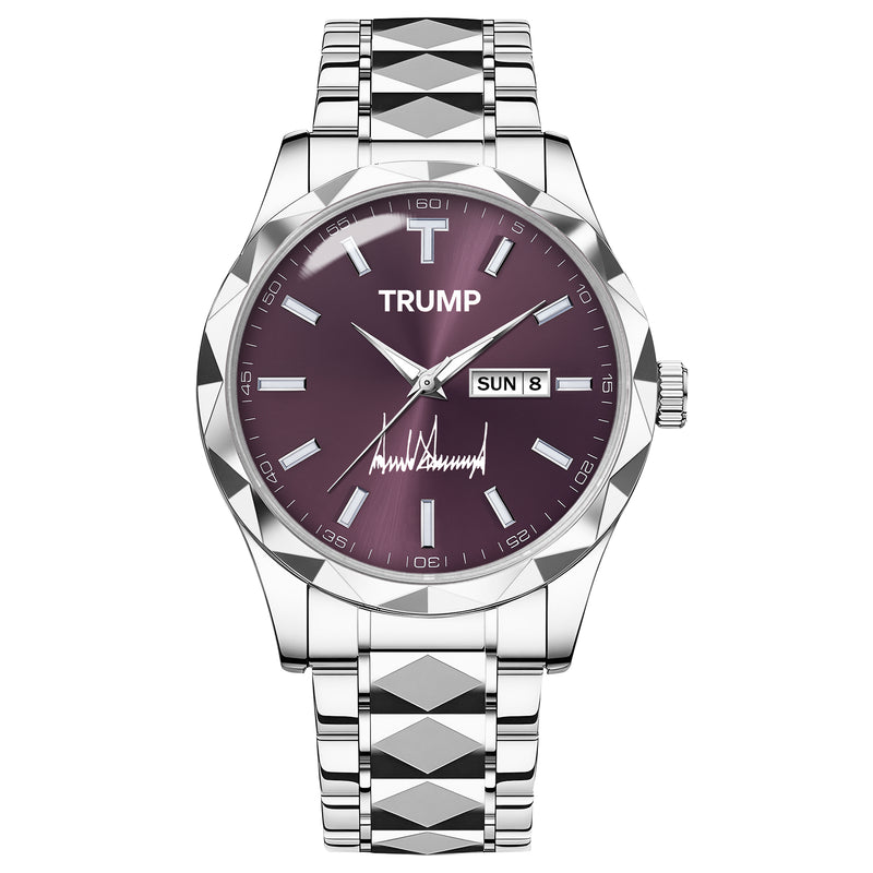 TRUMP Watch 2026 Luxury – Deep Royal Purple Dial – Watch for Men