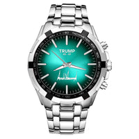 TRUMP Watch 45 - 47 Stainless steel - Aqua Sunburst Dial