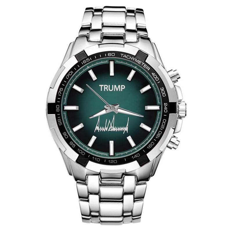 TRUMP Watch Stainless steel - Emerald Green Dial