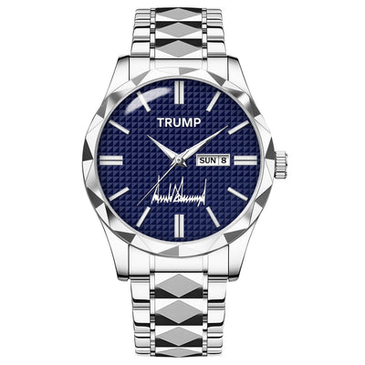 TRUMP Watch 2026 Luxury Silver – Signature Blue Dial