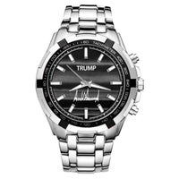 TRUMP Watch Stainless steel - Silver Smoke Dial