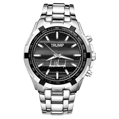 TRUMP Watch Stainless steel - Silver Smoke Dial