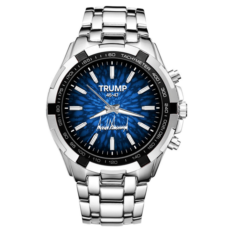 TRUMP Watch 45 – 47 Stainless Steel – Blue Radiance Dial