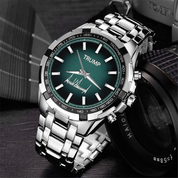 TRUMP Watch Stainless steel - Emerald Green Dial