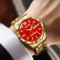 TRUMP Schedule III Watch 2026 – Gold Case, Red Dial – Luxury Men’s Watch