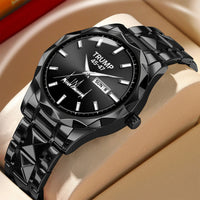TRUMP 45-47 Watch 2026 Luxury Black Steel – Signature Matte Black Dial
