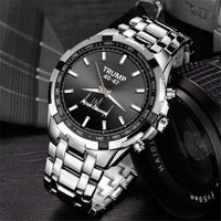 TRUMP Watch 45 - 47 Stainless steel - Black Sunburst Dial
