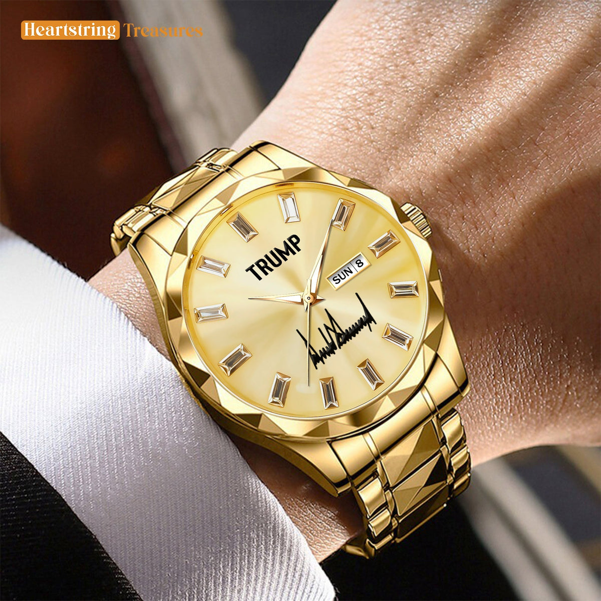 TRUMP Watch 2025 Luxury Gold - Champagne Gold Dial