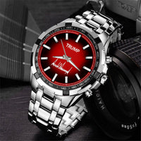 TRUMP Watch Stainless steel - Gradient Red Dial
