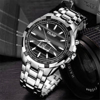 TRUMP Watch Stainless steel - Silver Smoke Dial