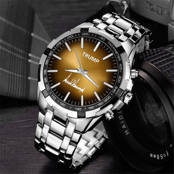 TRUMP  Stainless steel - Bronze Sunburst Dial