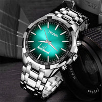 TRUMP Watch Stainless steel - Aqua Sunburst Dial