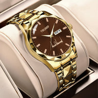 TRUMP Watch 2026 Luxury Gold – Chocolate Brown Dial