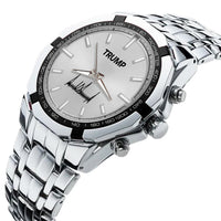 TRUMP Watch Stainless steel - Silver Sunburst Dial