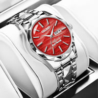 TRUMP Watch Stainless Steel – Scarlet Wave Dial