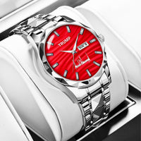 TRUMP Watch 2026 Luxury Silver – Signature Red Dial