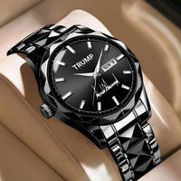 TRUMP Watch 2026 Luxury Black Steel – Signature Matte Black Dial