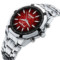 TRUMP Watch 45 – 47 Stainless Steel – Scarlet Explosion Dial