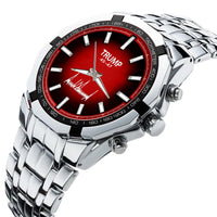 TRUMP Watch 45 - 47 Stainless steel - Gradient Red Dial