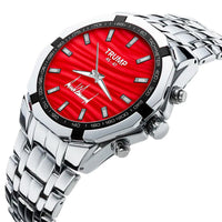 TRUMP Watch 45 - 47 Stainless steel - Red Wave Dial