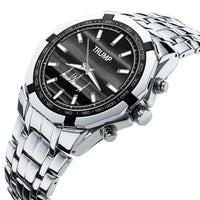TRUMP Watch Stainless steel - Silver Smoke Dial
