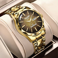 TRUMP 45-47 Watch 2026 Luxury Gold – Signature Vintage Brown Dial