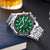 Custom Wrist Watches For Men - Jade Stripe Dial