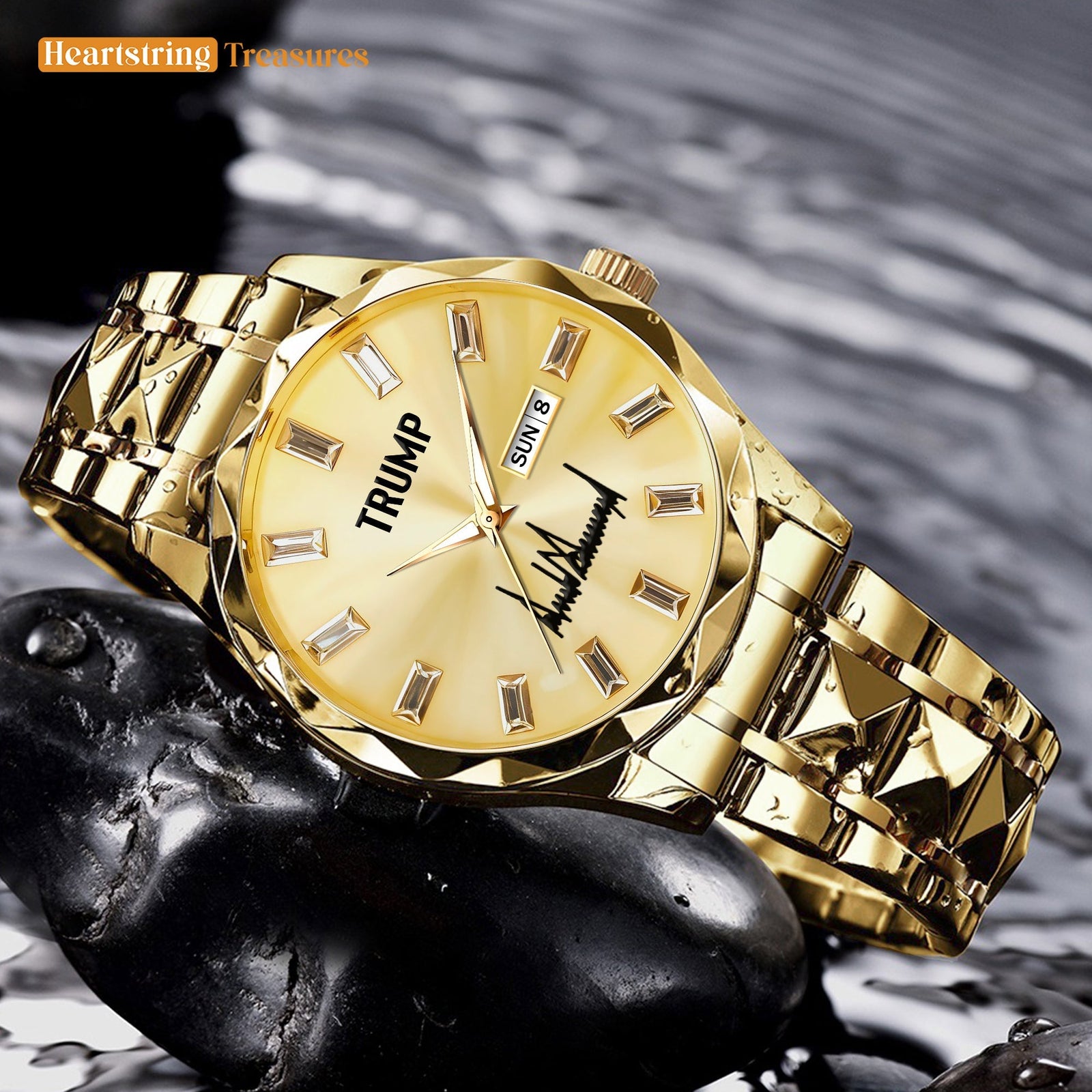 TRUMP Watch 2025 Luxury Gold - Champagne Gold Dial