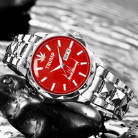 TRUMP Schedule III Limited Watch 2026 – Silver Steel Case, Red Dial – Luxury Men’s Watch