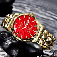 TRUMP 45-47 Watch 2026 Premium Gold – Imperial Red Dial