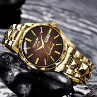 TRUMP 45-47 Watch 2026 Luxury Gold – Signature Coffee Brown Dial