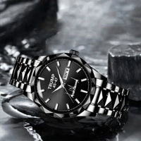 TRUMP 45-47 Watch 2026 Luxury Black Steel – Signature Matte Black Dial