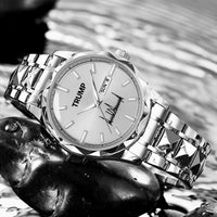 TRUMP Watch 2026 Silver – Signature Silver Dial Luxury Steel Watch for Men