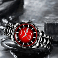 TRUMP Watch 2026 Luxury Black Steel – Signature Red Sport Dial
