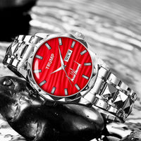 TRUMP Watch 2026 Luxury Silver – Signature Red Dial