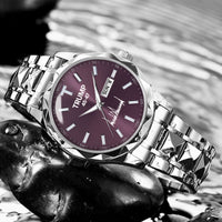 TRUMP 45-47 Watch 2026 Luxury Silver – Deep Royal Purple Dial – Watch for Men