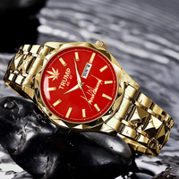 TRUMP 45–47 Schedule III Watch 2026 – Gold Case, Red Dial – Luxury Men’s Watch