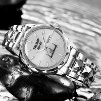 TRUMP 45-47 Watch 2026 Silver – Signature Silver Dial Luxury Steel Watch for Men