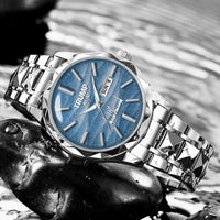 TRUMP 45-47 Watch 2026 Luxury Silver Steel – Signature Sky Blue Dial