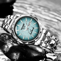 TRUMP 45-47 Watch 2026 Luxury Silver Steel – Signature Ice Blue Dial