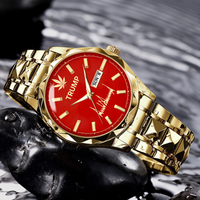 TRUMP Schedule III Watch 2026 – Gold Case, Red Dial – Luxury Men’s Watch