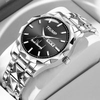 TRUMP Watch 2026 Silver Black Dial – Luxury Steel Watch for Men