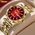 TRUMP 45-47 Watch 2025 Gold Red Dial - Gold Watches for Men