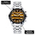 Custom Wrist Watches For Men - Amber Gold Dial